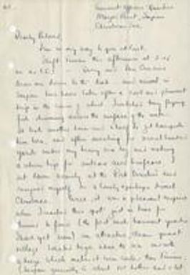 Letter from Warren Johnston to Bobby [Letter 458]