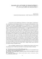 Quand les histoires se rencontrent… et les cultures
se racontent… - Tonyo Toomaru