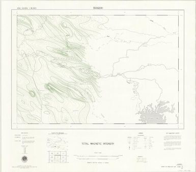 New Guinea 1:500,000 bouguer anomalies: Bogia