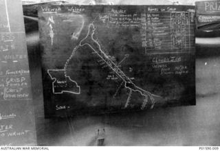 AITAPE WEWAK AREA, NEW GUINEA. 1944-09-12. POSTER FOR THE WEWAK WELTER, A RACE GAME BASED ON BOMBING RAIDS IN THE AREA BY MEMBERS OF NO. 8 AND NO. 100 SQUADRONS RAAF. IN ADDITION TO A MAP OF THE ..