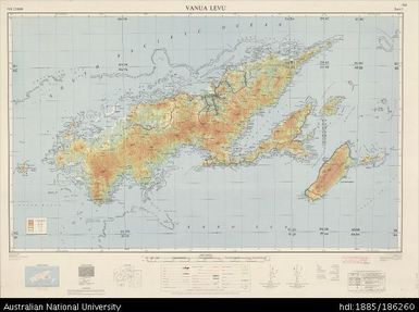 Fiji, Vanua Levu, Series: X522, Sheet 2, 1963, 1:250 000