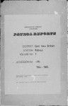 Patrol Reports. East New Britain District, Rabaul, 1964 - 1965