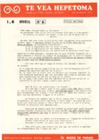 Ia Mana,  bulletins hebdomadaires du 1er avril 1980 (n° 6) au 31 mai 1980 (n° 14)