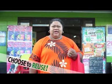 'Choose to Reuse' Shopping Bags at Pacific Games 2019
