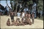 Group portrait, some members of Timbamaruwaga clan, Atsambankale sub-subclan