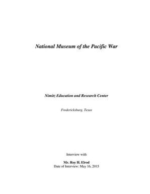 Oral History Interview with Roy Elrod, May 16, 2015