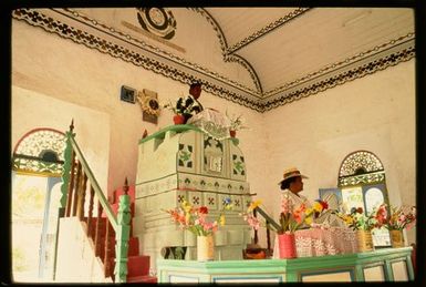 Church service, Manihiki, Cook Islands