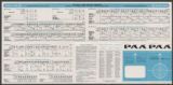 Pan American World Airways condensed schedules from U.S.A., January 1, 1959