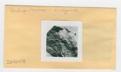 [Aragonite in Hawaii, envelope IE43-078]