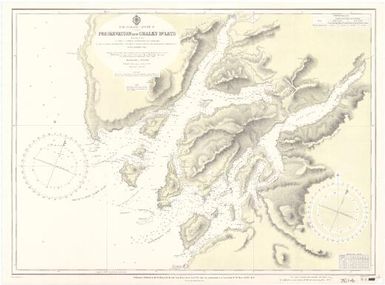 [New Zealand hydrographic charts]: New Zealand - South Id. Preservation and Chalky Inlets. (Sheet 7614)