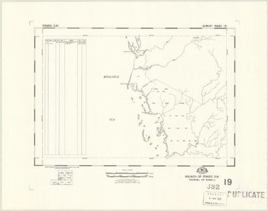 Milinch of ... : fourmil of ... (19 - Fourmil of Rabaul - Milinch of Pondo SW)