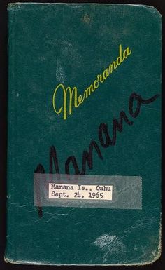 Oahu Offshore Islands-Manana, September-October 1965