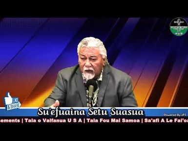 Evening Session with Su'efuaina Setu Suasua. 2/3/2020