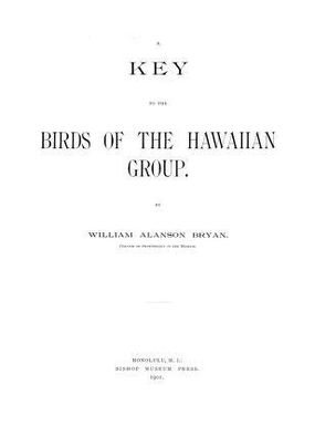 A key to the birds of the Hawaiian group