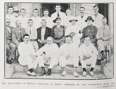 New Zealanders as British Officials in Samoa