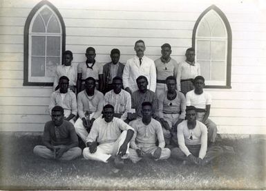 Trainees for the Tangoa Training Institution