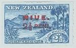 Stamp: New Zealand - Niue Two and a Half Pence