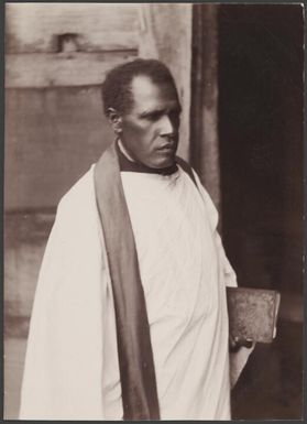 Reverend William Vaget of Merelava, Vanuatu, 1906 / J.W. Beattie
