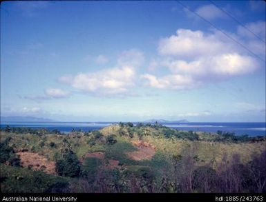 View of the coastline