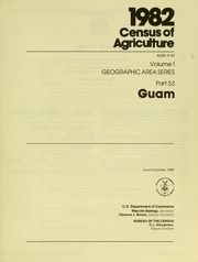 1982 census of agriculture, pt.53- Guam