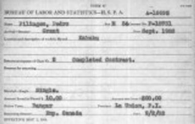 Pilingen, Pedro