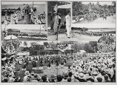 The visit of the Earl of Liverpool and The Hon Dr Pomare to the Cook Islands