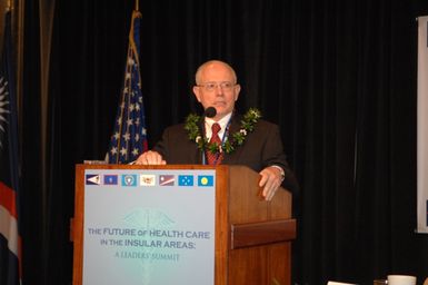 [Assignment: 48-DPA-09-29-08_SOI_K_Isl_Conf_AM] Insular Areas Health Summit [("The Future of Health Care in the Insular Areas: A Leaders Summit") at the Marriott Hotel in] Honolulu, Hawaii, where Interior Secretary Dirk Kempthorne [joined senior federal health officials and leaders of the U.S. territories and freely associated states to discuss strategies and initiatives for advancing health care in those communinties [48-DPA-09-29-08_SOI_K_Isl_Conf_AM_DOI_0479.JPG]