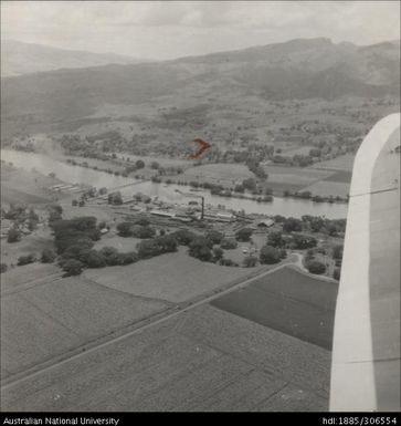 Aerial views of fields and crops