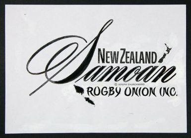 New Zealand Samoan Rugby Union Logo Design