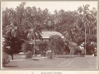 The Mission Station, Rarotonga, 1903