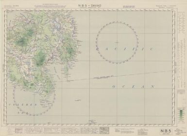 Australian aeronautical map: Davao (Sheet NB5)
