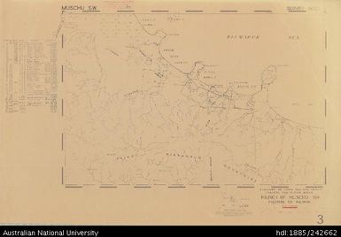 Papua New Guinea, Muschu SW, Survey Index 3, 1:50 000, 1963