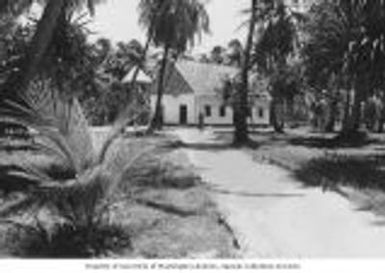 Protestant church on Likiep Island, summer 1949