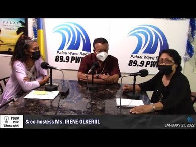 Udesuall w/Ms Brenda Ngirmeriil (Jan. 21, 2022)