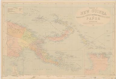 Territory of New Guinea administered by the Commonwealth under mandate from the League of Nations and Papua, a territory of the Commonwealth of Australia 1927 / [Department of Works and Railways, Lands and Surveys Branch]