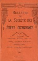 Bulletin de la Société des Études Océaniennes numéro 18