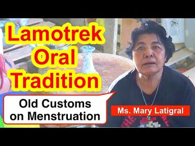 Account of Old Customs on Menstruation, Lamotrek