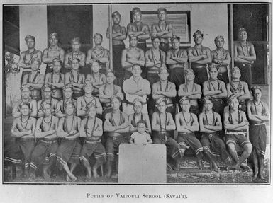 Pupils of Vaipouli School in Savai'i, Samoa