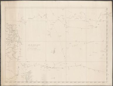 Carte des routes suivies dans l'ocean Pacifique boreal et occidental pendant les annees 1847, 1848, 1849, 1850 par la corvette la Bayonnaise / commandee par M. Jurien de la Graviere, Cape de Fregate