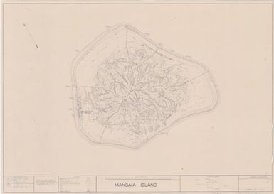 Mangaia Island / mapped in 1975 by Photogrammetric Branch, H.O. Dept. of Lands & Survey