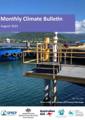 COSPPac Monthly Climate Bulletin, August 2022.
