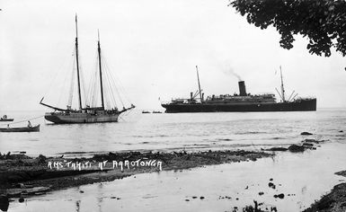 The ship Tahiti at Rarotonga