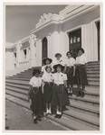 Papua and New Guinea Girl Guides at Parliament House, Canberra, Sep 1951