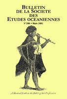 Bulletin de la Société des Études Océaniennes numéro 288