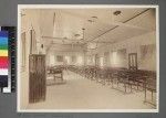 Interior view of empty classroom, Lulumoega, Samoa, ca. 1897