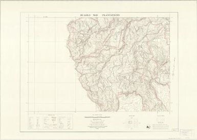 Bulolo Wau plantations (Sheet 5136-III 6)