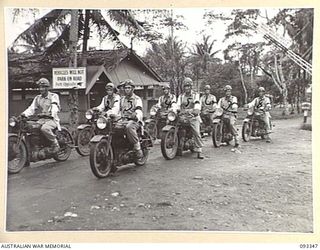 LAE AREA, NEW GUINEA, 1945-06-30. DURING HIS TOUR OF INSPECTION OF AUSTRALIAN TROOPS IN THE LAE AREA, HIS ROYAL HIGHNESS, THE DUKE OF GLOUCESTER, GOVERNOR-GENERAL OF AUSTRALIA, VISITED CORPS OF ..