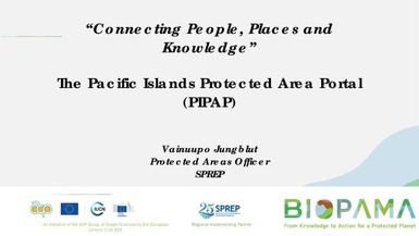 The Pacific Islands protected area portal (PIPAP)