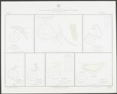 Islands and anchorages in the Ellice Group, South Pacific Ocean / Hydrographic Office, U.S. Navy