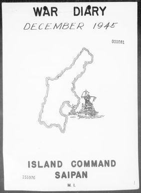 COM SAIPAN ISLAND - War Diary, 12/1-31/45